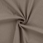 Preview: Baumwolljersey Rippjersey uni taupe